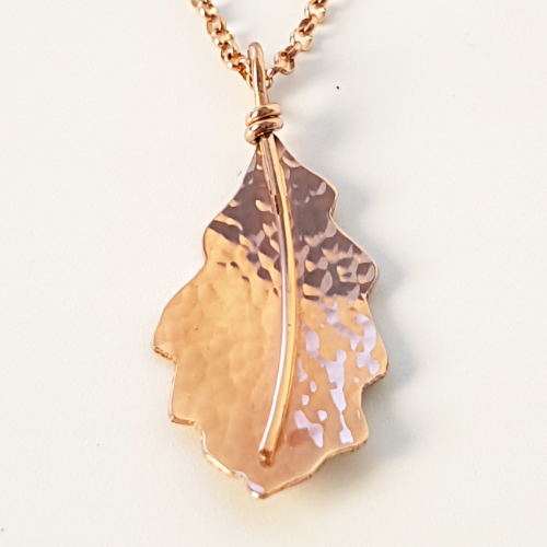 Photo of Rose Gold Oak Pendant